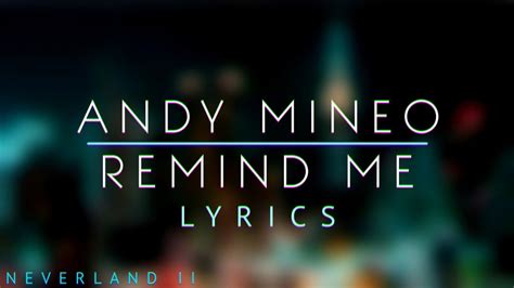 Andy Mineo – Remind Me Lyrics Genius Lyrics