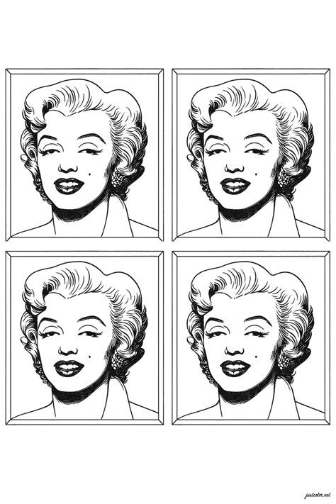 Andy Warhol Coloring Book