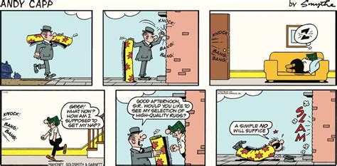 View the comic strip for Andy Capp by cartoonist Reg Smythe created February 23, 2023 available on GoComics.com. February 23, 2023. GoComics.com - Search Form Search. Find Comics. Trending Comics Political Cartoons Web Comics All Categories Popular Comics A-Z Comics by Title. Best Of.. 