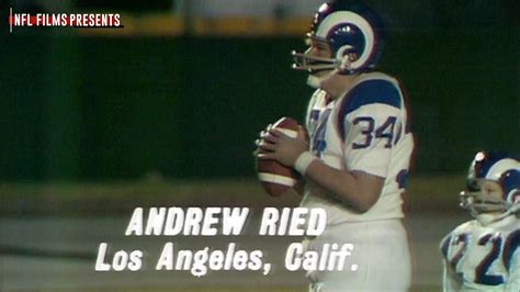 On December 13, 1971, a 13-year-old Reid participated in a punt, pass and kick competition during a “Monday Night Football” game between the Los Angeles Rams …. 