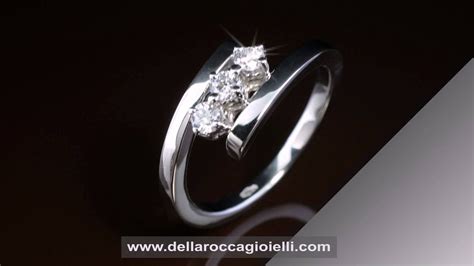 Anello Trilogy Diamanti Anello Trilogy Damiani occasioni ... - YouTube