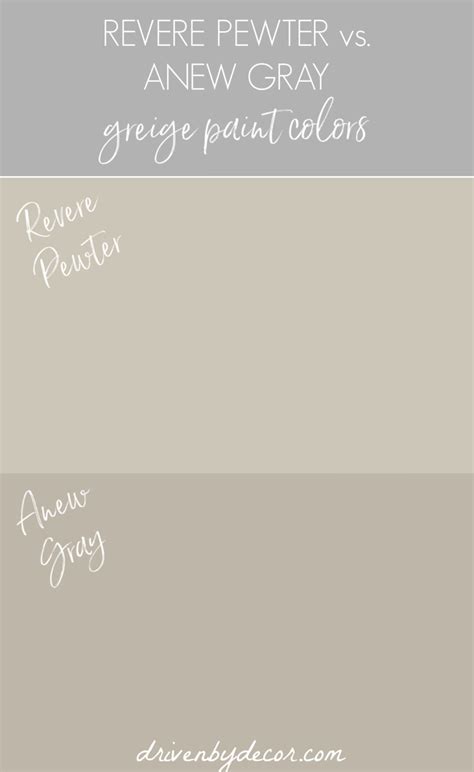 Anew gray vs revere pewter. Things To Know About Anew gray vs revere pewter. 
