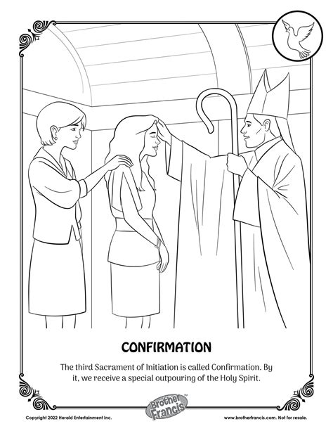 Angel Coloring Pages Confirmation
