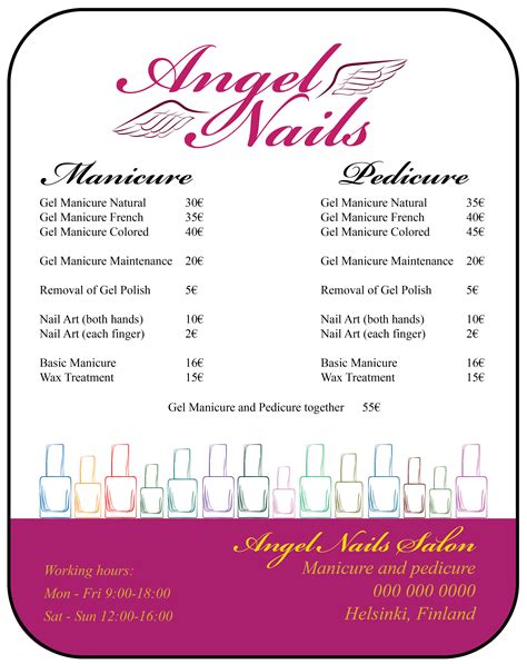 Angel Nails Prices