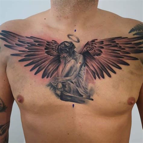 can SOMEONE please tell me what the tattoo on his chest is before he passed, I can't find it anywhere on the internet, To me, it reminds me of an XXXTentacion fanart I've seen but I know 9/10 it won't be that. ... looks like himself as an angel with 999 on the chest, ...