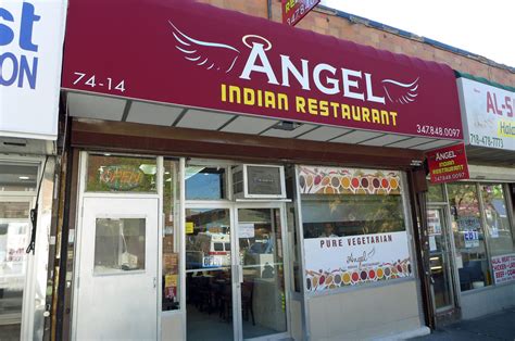 Angel indian restaurant. 7414 37th Rd. Jackson Heights, NY 11372. (347) 848-0097. Website. Neighborhood: Jackson Heights. Bookmark Update Menus Edit Info Read Reviews Write Review. 