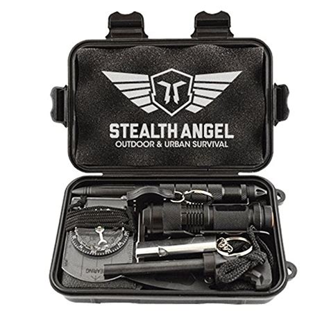 Angel stealth survival. The Tact-3000 Flashlight is built to withstand the toughest conditions. With its durable aircraft-grade anodized aluminum construction, non-slip grip, impact resistance, and waterproof capabilities, it can handle extreme environments and harsh weather conditions. The high-powered LED bulb boasts an impressive 3000 lumens, providing you with a ... 