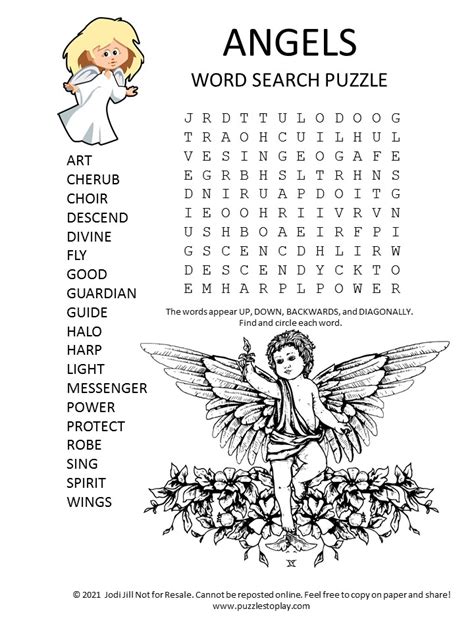 Angel's topper. Today's crossword p