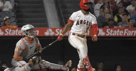 Angels’ Luis Rengifo injures left biceps with a swing in the on-deck circle