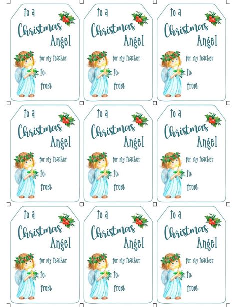 Angels Gift Tags