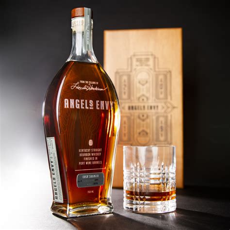 Angels envy cask strength. This is a cask strength (114.4-proof/57.2% ABV) sourced rye born of MGP’s legendary 95/5 mashbill—barrel-aged bona fides for every rye fan. The nose is a fruit bomb of warm, dark cherries, dark-roasted pineapple backed by herbal notes of lemon verbena and mint—lots of it. On the palate comes Juicy Fruit Gum, toasted oak, rye bread, lots ... 
