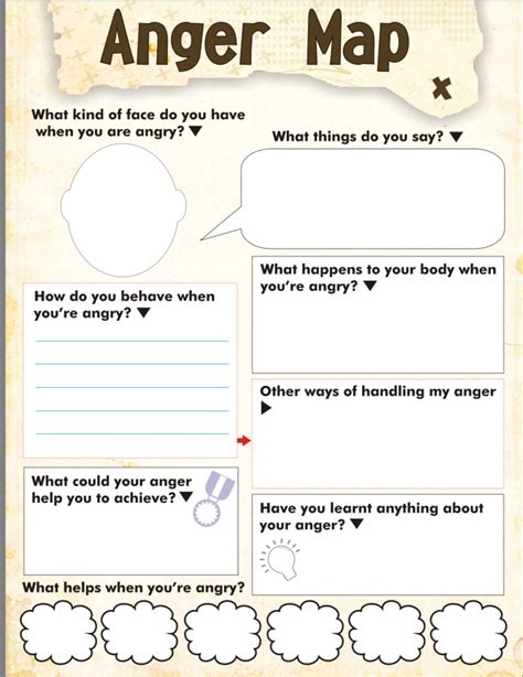 Anger Management Worksheets for Kids & Teens