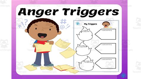 Anger Trigger Worksheet Worksheet Education
