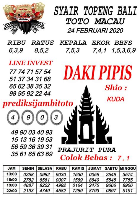 Angka keluar 5d toto macau. Pengeluaran togel singapura buku.