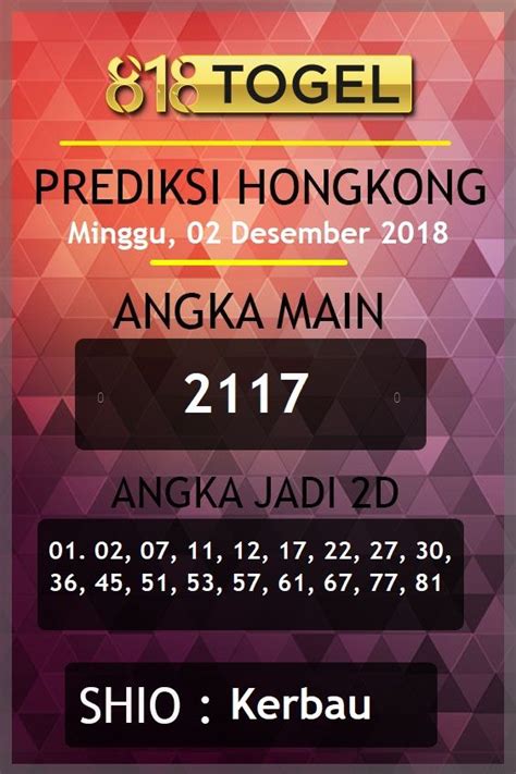 Angka main ekor togel hongkong malam ini yang.