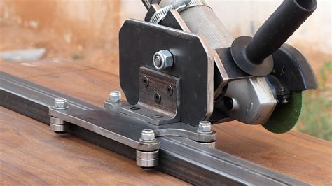 Angle grinder pipe cutter.  Consider using a pipe cutting guide or jig for added precision.  ...