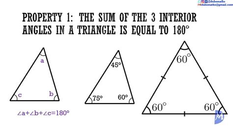 Angle properties of Triangles Geometry YouTube