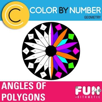 Angles of Polygons Color by Number Funrithmetic