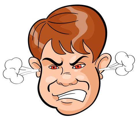 Angry Expression Cartoon