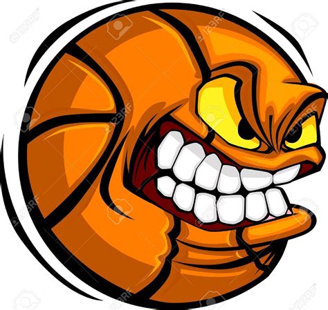 Angry Face Basketball