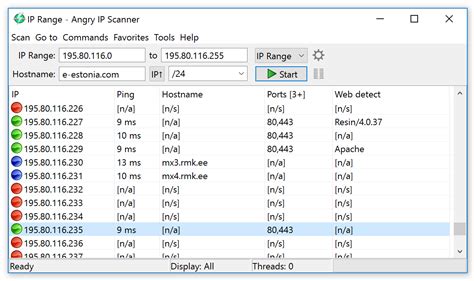 Angry ip network scanner. Tôi có thể làm gì với Angry IP Scanner? Chương trình này sẽ giúp bạn quét địa chỉ IP trong bất kỳ phạm vi nào. Với điều này, bạn sẽ có thể nhận được dữ liệu như: trạng thái chung, nếu nó giải quyết được hostname, Địa chỉ MAC và thậm chí có thể thực hiện quét cổng, cực kỳ hữu ích để biết liệu ... 