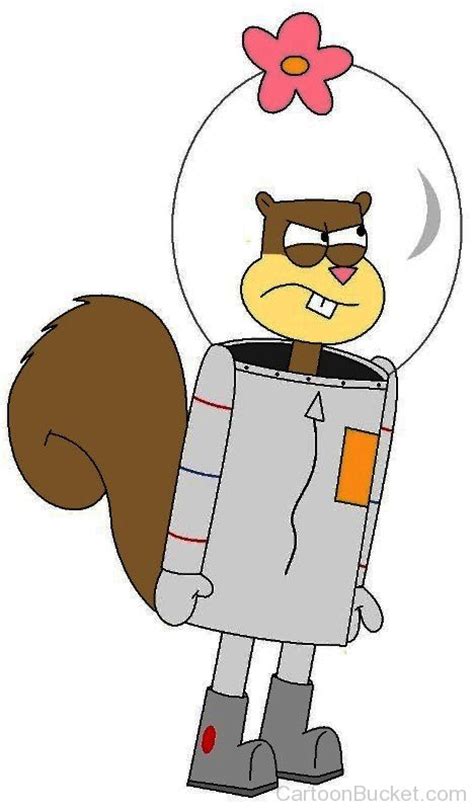 Sandy Cheeks Angry image. 1. Select a size, 2. Copy th