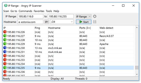 Angry scanner. Spiceworks IP Scanner automatically detects devices in your network. Basic information such as OS and MAC address can be retrieved with the scanner. You can also get detailed information about your servers and workstations, including storage, memory, serial number, CPU, and other software information. 