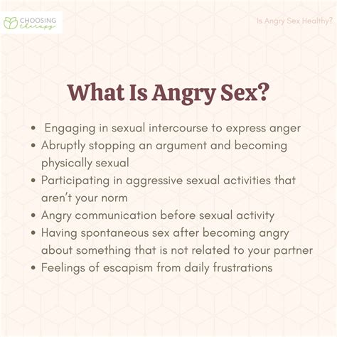 Angry sex. Things To Know About Angry sex. 