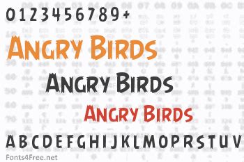 AngryBirds Font Download Free for Desktop & Webfont