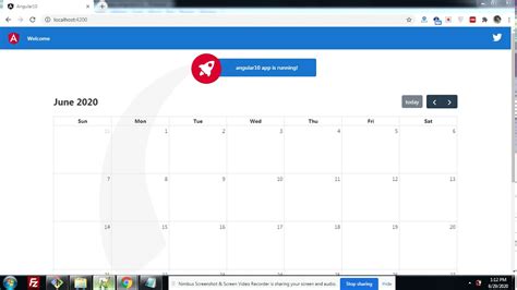 Angular 10 Fullcalendar with Dynamic Events YouTube