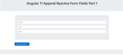 Angular 11 Append Reactive Form Fields Part 1 Therichpost