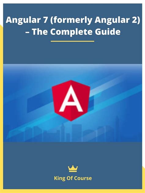 Angular 6 Formerly Angular 2 The Complete Guide