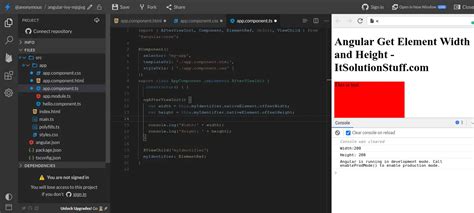 Angular 8 get element height. 0 If u observing a custom Angular element (for example: Compo...