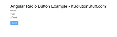 Angular 8 radio button ngmodel.  Step 10: Checkbox (Terms and Conditions) <input type=&quo...