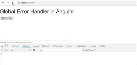 Angular 9 error. Angular reports unhandled errors to the application's root ErrorHandler...