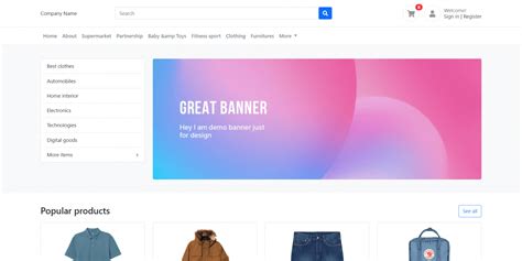 Angular Ecommerce Website Templates From Themeforest