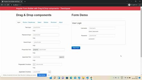 Angular Form Builder with Drag & Drop Components YouTube
