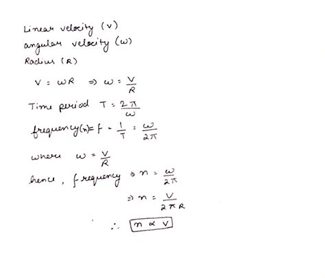 Angular Velocity and its Relation With Linear Velocity - Toppr