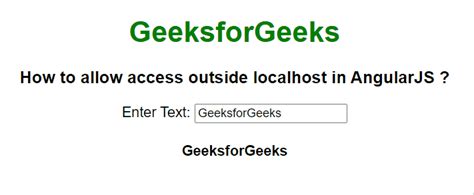 Angular access outside localhost. .  ...