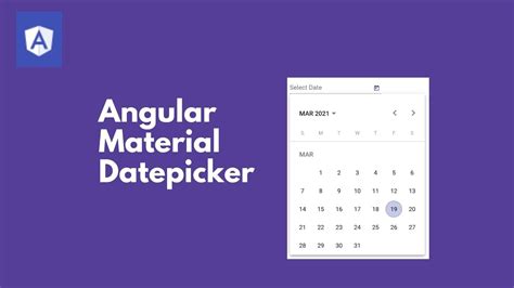 Angular datepicker.  Jul 23, 2025 · The Datepicker Component in angular material is ...