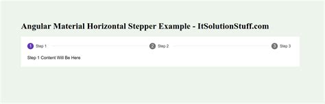 Angular material stepper dynamic steps.  Angular Material UI: Stepper The S...