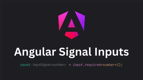 Angular model signal. 3+. required() for values that can be both read and...
