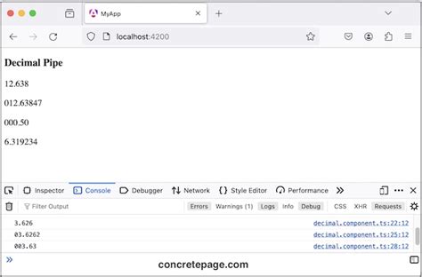 Angular number pipe no comma. .  ...