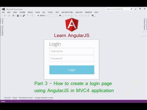 Angularjs mvc login example