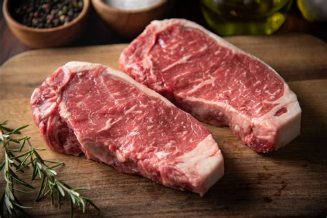 Angus beef steak. To begin, pat the steak dry with paper towels. (Any moisture on the exterior of the steak must first evaporate before the meat begins to brown.) Season the steaks generously on both sides with salt and … 