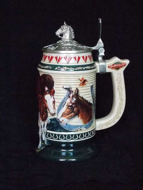 This item: Anheuser-Busch Budweiser Holiday Stein Series - 2006 Sunset At The Stables - Clydesdales Pulling the Holiday Beer Wagon $38.99 $ 38 . 99 Get it as soon as Tuesday, Apr 16. 