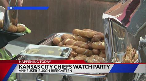 Anheuser-Busch Biergarten hosting Kansas City Chiefs watch party tonight