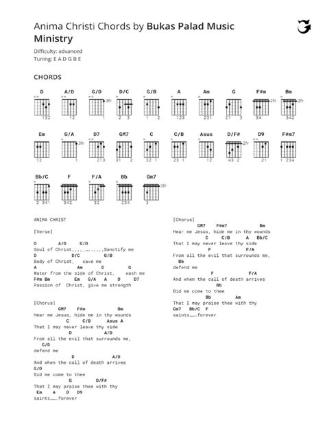 Anima chords.  Join 2 Million musicians already playing songs they lov...
