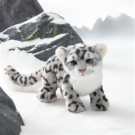 Animal Alley White Snow Leopard 12" Plush Toy eBay