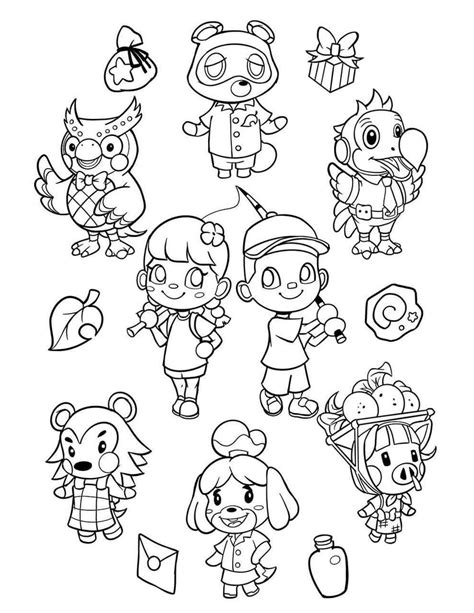 Animal Crossing Coloring